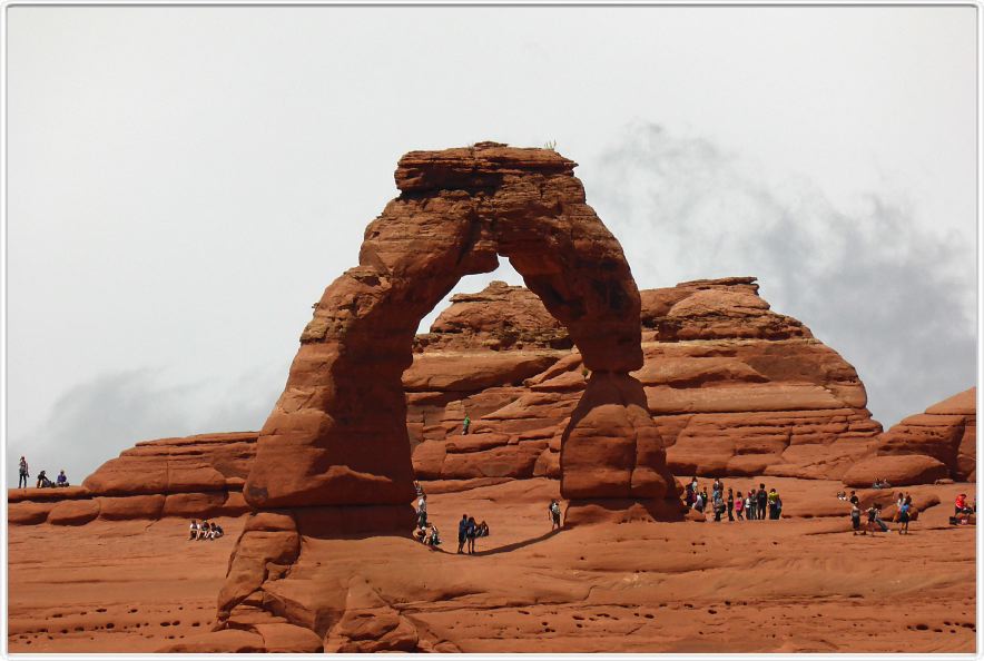 Parc national des Arches, près de Moab (Utah).