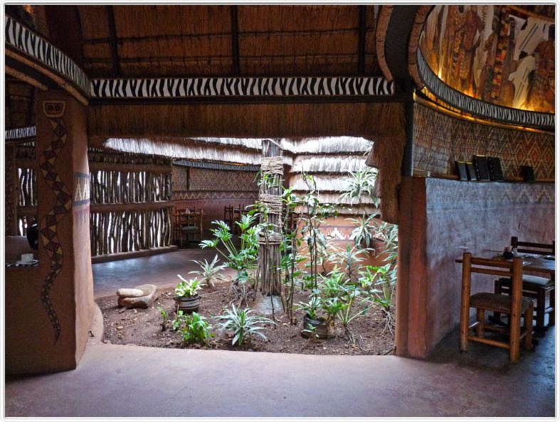 Village de Shakaland - Le restaurant