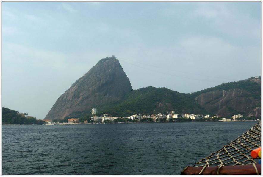 Balade en bateau dans la baie de Rio