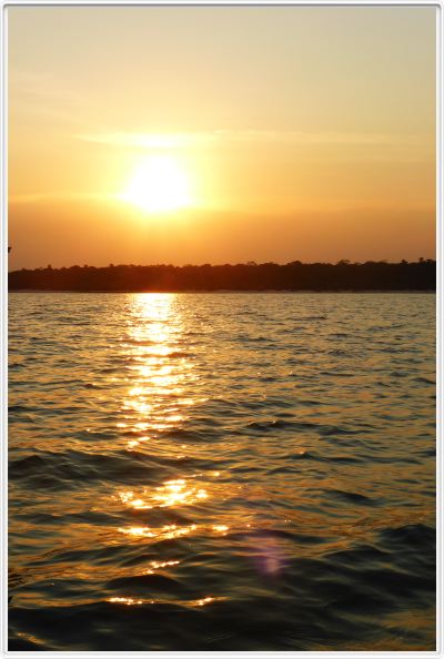 Excursion en canot avant le coucher du soleil