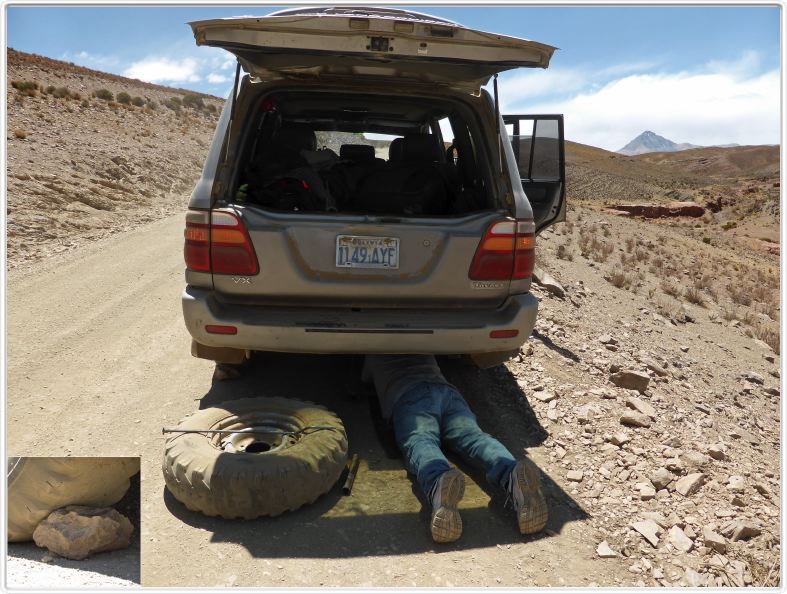 Sur la piste menant de Tupiza à Uyuni (Piste du 