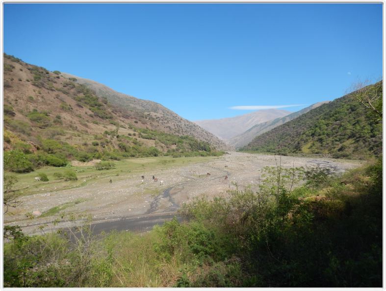 Sur la route menant de Salta à Cachi.