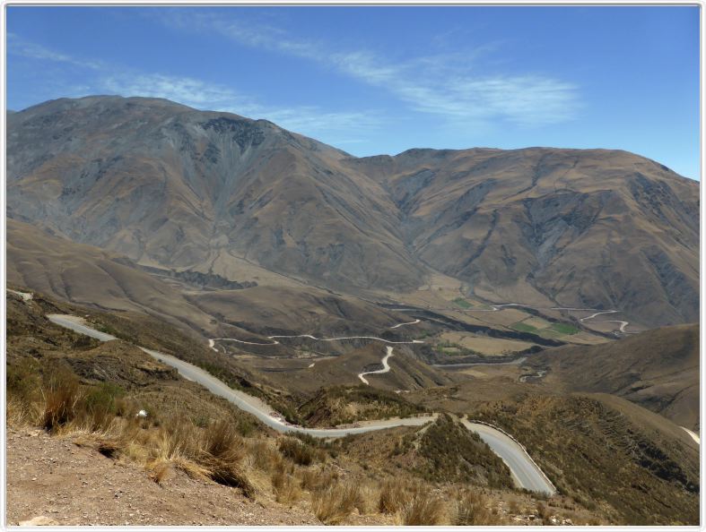 Sur la route menant de Salta à Cachi.