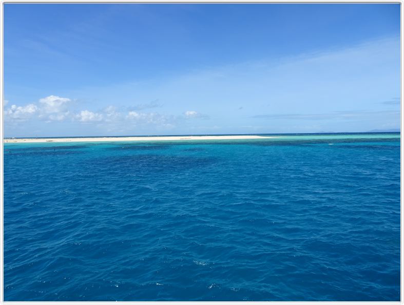 Au large de Cairns (Queensland). L'Ile de Michaelmas Cay.