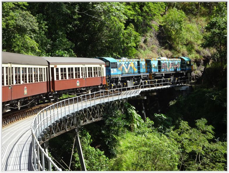 Excursion en train (Kuranda Scenic Rail) vers Kuranda,