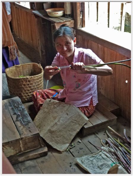 Sur le Lac Inle.