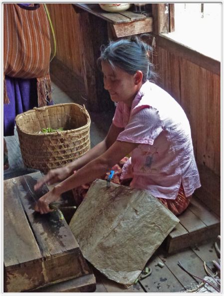 Sur le Lac Inle.