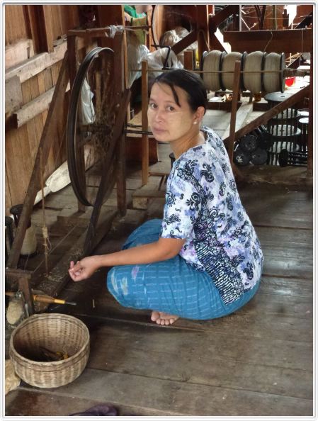 Sur le Lac Inle.