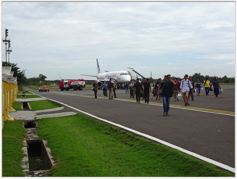 Arrivée à Pangkalan Bun (Borneo)