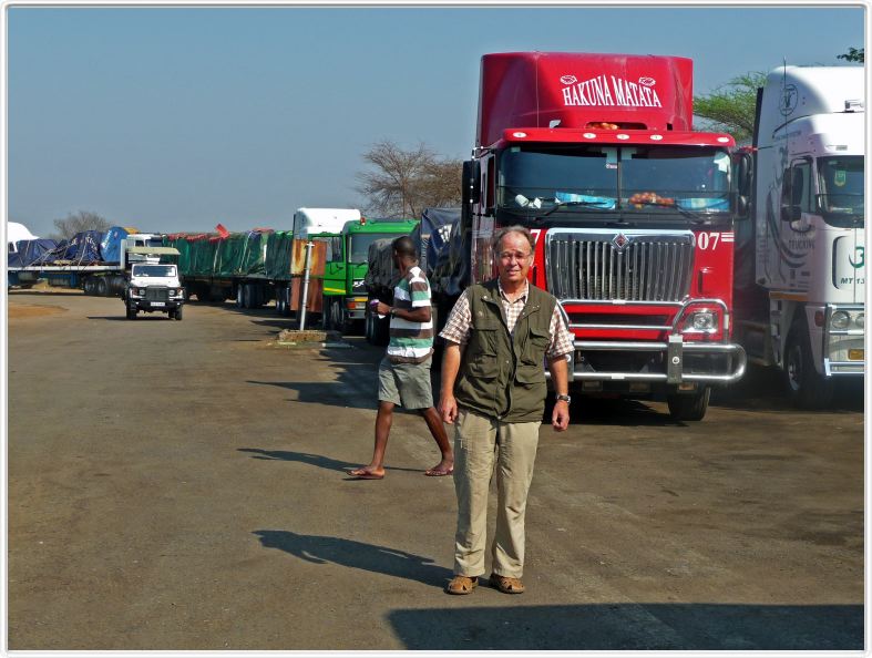 Frontière entre le Botswana et le Zimbabwe