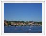 Prague. Vue du Pont des légions (Most Legií) sur le Pont Charles.