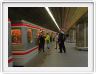 Prague. Le métro.