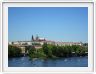 Prague. Vue depuis le Pont Jiráskův.