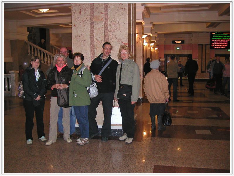 La gare de Krasnoyarsk