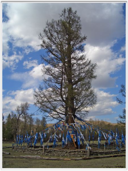 Ovoo chamaniste (lieu sacré)