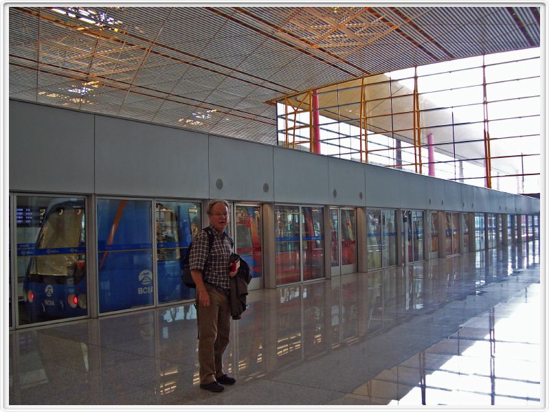 Le métro interne de l'aéroport