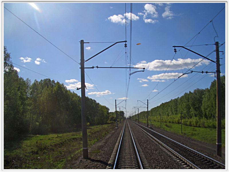 Depuis la queue du train